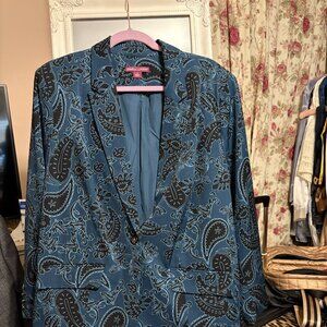 Jessica London Paisley Blazer sz 20